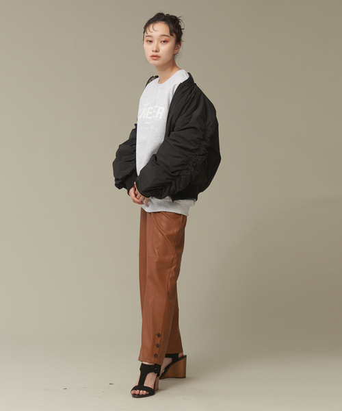 NOMINE（ノミネ）の「フェイクレザーベイカーパンツ（その他パンツ・レディース・ブラック/キャメル・S/M）」の18枚目の写真