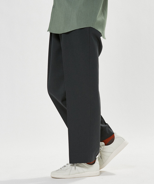 EDIFICE（エディフィス）の「"E"TROUSERS（E-5）ツイル 2タック ワイド パンツ（スラックス・メンズ・ブラック/ベージュ/カーキ・SMALL/MEDIUM/LARGE）」の16枚目の写真