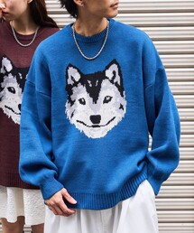 PUBLUX | PUBLUX/パブリュクス ハスキーデザインジャガードニット(ニット/セーター)