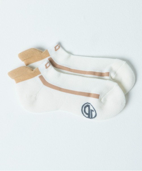 CPG GOLF（シーピージーゴルフ）の「simple ankle socks（シンプルアンクルソックス）（ソックス/靴下・レディース・ホワイト/ベージュ/ネイビー・ONE SIZE）」の8枚目の写真