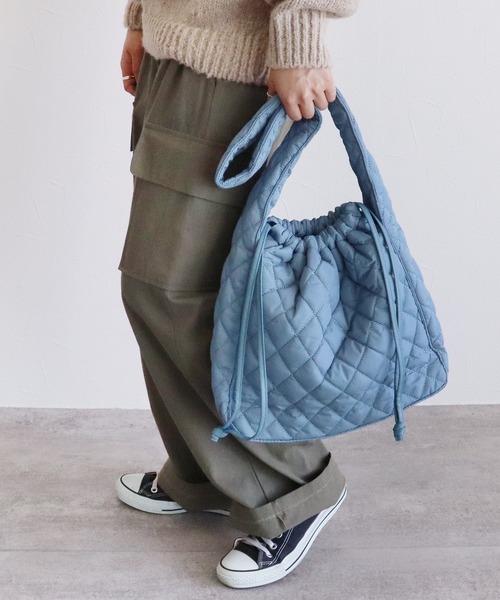 reca(レカ)の「【ZOZOTOWN限定】キルティングショルダーバッグ(ショルダーバッグ・レディース・オフホワイト/ブルー・ONESIZE)」の12枚目の写真