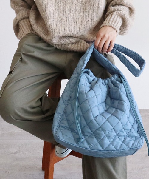 reca(レカ)の「【ZOZOTOWN限定】キルティングショルダーバッグ(ショルダーバッグ・レディース・オフホワイト/ブルー・ONESIZE)」の13枚目の写真