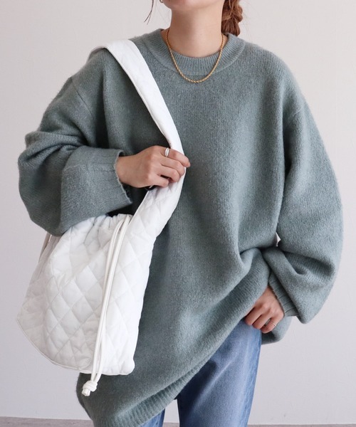 reca(レカ)の「【ZOZOTOWN限定】キルティングショルダーバッグ(ショルダーバッグ・レディース・オフホワイト/ブルー・ONESIZE)」の5枚目の写真