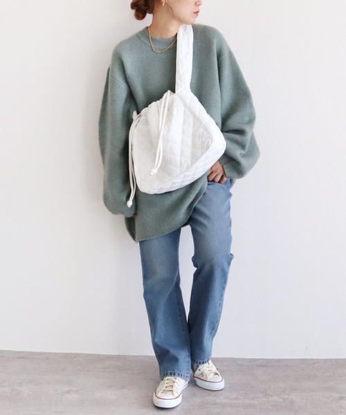 reca(レカ)の「【ZOZOTOWN限定】キルティングショルダーバッグ(ショルダーバッグ・レディース・オフホワイト/ブルー・ONESIZE)」の7枚目の写真