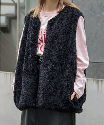 GLOSTER | 【GLOSTER/グロスター】ボアリバーシブルライナーベスト ボアベスト ライナー UNISEX(ベスト)