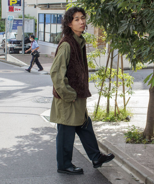 GLOSTER(グロスター)の「【GLOSTER/グロスター】ボアリバーシブルライナーベスト ボアベスト ライナー UNISEX(ベスト・メンズ・ブラウン/ブラック・L/S/M)」の7枚目の写真