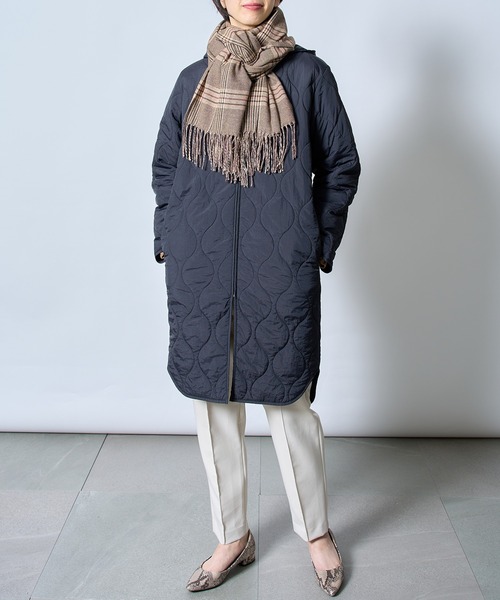 MAISON BREEZE（メゾンブリーズ）の「【MAISON BREEZE】程よい厚みでアレンジ自在♪グレンチェック柄大判ストール マフラー SCCH209（マフラー・レディース・その他5/その他4/その他6/その他1/その他2/その他3・FREE）」の9枚目の写真