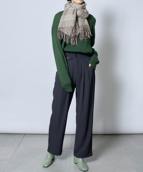 MAISON BREEZE（メゾンブリーズ）の「【MAISON BREEZE】程よい厚みでアレンジ自在♪グレンチェック柄大判ストール マフラー SCCH209（マフラー・レディース・その他5/その他4/その他6/その他1/その他2/その他3・FREE）」の17枚目の写真