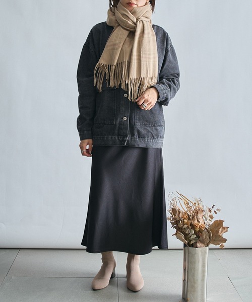 MAISON BREEZE（メゾンブリーズ）の「【MAISON BREEZE】程よい厚みでアレンジ自在♪グレンチェック柄大判ストール マフラー SCCH209（マフラー・レディース・その他5/その他4/その他6/その他1/その他2/その他3・FREE）」の15枚目の写真