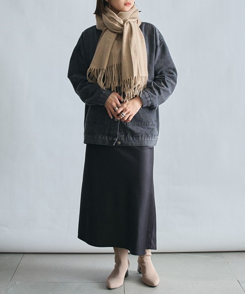 MAISON BREEZE（メゾンブリーズ）の「【MAISON BREEZE】程よい厚みでアレンジ自在♪グレンチェック柄大判ストール マフラー SCCH209（マフラー・レディース・その他5/その他4/その他6/その他1/その他2/その他3・FREE）」の16枚目の写真