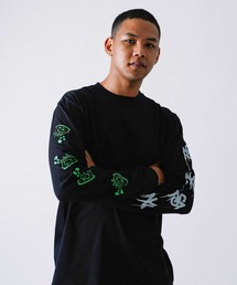 MFC STORE | YUGO x MFC STORE YUGO STENCIL  L/S TEE(Tシャツ/カットソー)