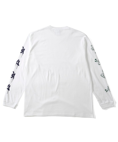 MFC STORE（エムエフシーストア）の「YUGO x MFC STORE YUGO STENCIL  L/S TEE（Tシャツ/カットソー・メンズ・ブラック/ホワイト・S/M/L/XL/XXL）」の6枚目の写真
