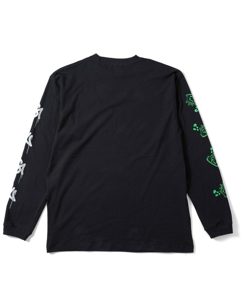 MFC STORE（エムエフシーストア）の「YUGO x MFC STORE YUGO STENCIL  L/S TEE（Tシャツ/カットソー・メンズ・ブラック/ホワイト・S/M/L/XL/XXL）」の9枚目の写真