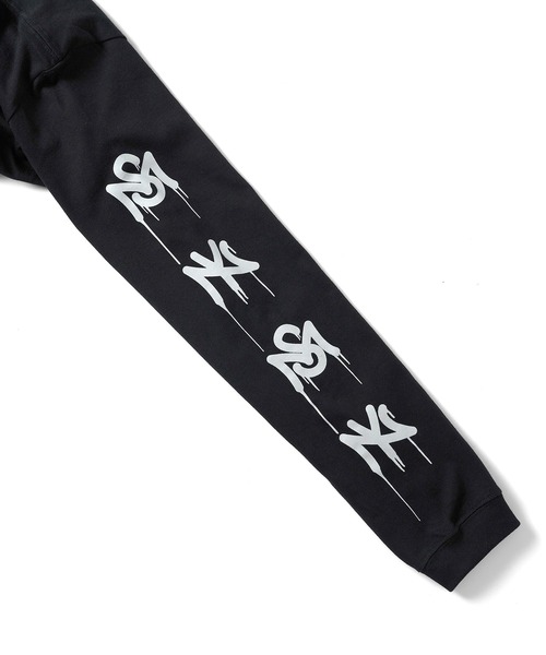 MFC STORE（エムエフシーストア）の「YUGO x MFC STORE YUGO STENCIL  L/S TEE（Tシャツ/カットソー・メンズ・ブラック/ホワイト・S/M/L/XL/XXL）」の10枚目の写真