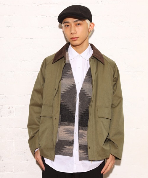SPINNS(スピンズ)の「コーデュロイハンチング(ハンチング/ベレー帽・メンズ・ダークグリーン/オフホワイト/ブラック/ブラウン・ONESIZE)」の9枚目の写真
