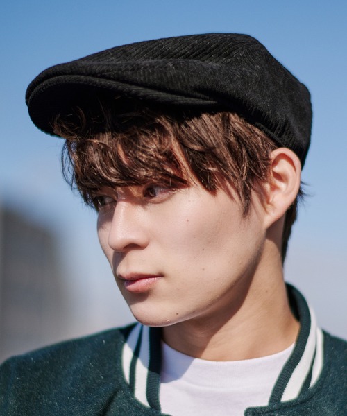 SPINNS(スピンズ)の「コーデュロイハンチング(ハンチング/ベレー帽・メンズ・ダークグリーン/オフホワイト/ブラック/ブラウン・ONESIZE)」の12枚目の写真