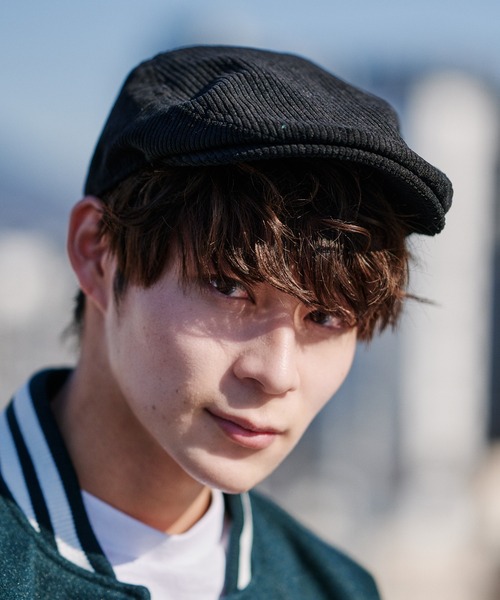 SPINNS(スピンズ)の「コーデュロイハンチング(ハンチング/ベレー帽・メンズ・ダークグリーン/オフホワイト/ブラック/ブラウン・ONESIZE)」の13枚目の写真