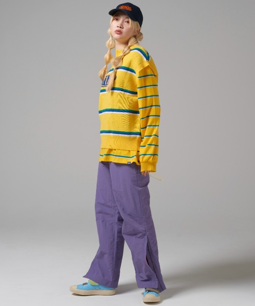 SINK kotohayokozawa（シンク コトハヨコザワ）の「【Nukeme×SINK】GLITCH EMBROIDERY　CAP（キャップ・レディース・ベージュ/ネイビー・FREE）」の14枚目の写真