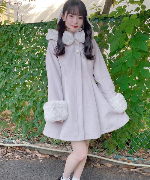 ROJITA バックリボンフーディーコート ホワイト ロジータ ROJITA バックリボンフーディーコート （ホワイト