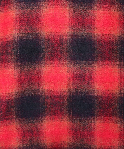 ILL'S（イルズ）の「ビッグシルエットオンブレチェックシャツジャケット【ILL’S】（その他アウター・メンズ・レッド/ブラック/グリーン/ブラウン・FREE）」の15枚目の写真