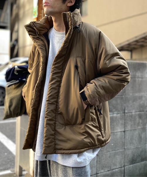 CPCM（シーピーシーエム）の「中綿ミリタリーブルゾン（ダウンジャケット/コート・メンズ・チャコールグレー/ブラック/ベージュ・MEDIUM/LARGE）」の5枚目の写真