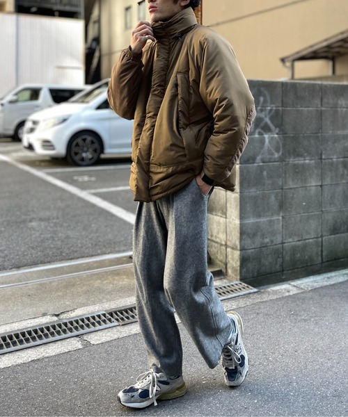 CPCM（シーピーシーエム）の「中綿ミリタリーブルゾン（ダウンジャケット/コート・メンズ・チャコールグレー/ブラック/ベージュ・MEDIUM/LARGE）」の14枚目の写真