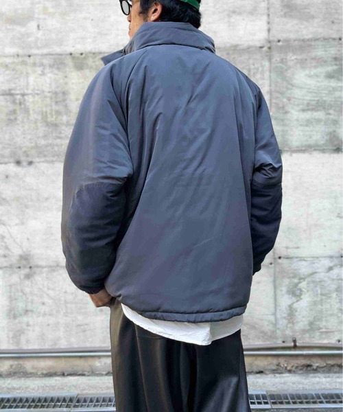 CPCM（シーピーシーエム）の「中綿ミリタリーブルゾン（ダウンジャケット/コート・メンズ・チャコールグレー/ブラック/ベージュ・MEDIUM/LARGE）」の7枚目の写真