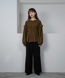 Amiur | shoulder tuck knit sew(ニット/セーター)