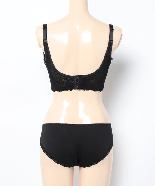 再入荷❤️ヴィーナスレース❤️上下セット❤️全2色❤️育乳❤️脇高❤️シフォン系❤️ セール】しっかり脇高！美乳ブラセット（ブラ&ショーツ）｜YU
