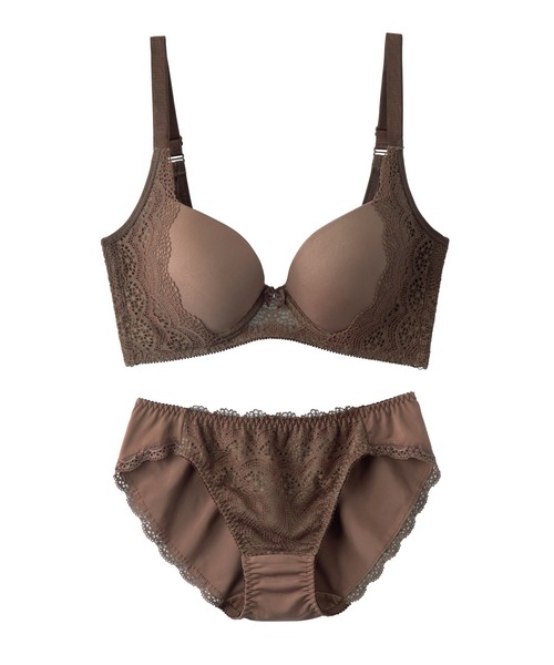 F75-Lワコールブラジャーショーツ上下セット 女神のヒミツ F75-L