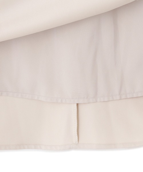 N.（N. Natural Beauty Basic）（エヌエヌナチュラルビューティーベーシック）の「【追加生産】◆ウエストタック長袖ワンピース（ワンピース・レディース・ブルー/ナチュラル/ピンク/カーキ/ネイビー・MEDIUM）」の16枚目の写真