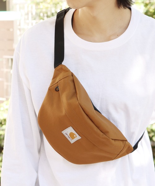 Carhartt WIP(カーハートダブリューアイピー)の「Carhartt WIP/カーハートダブリューアイピー JAKE HIP BAG ボディバッグ(ボディバッグ/ウエストポーチ・メンズ・パープル/ベージュ/ブラック・ONE SIZE)」の13枚目の写真