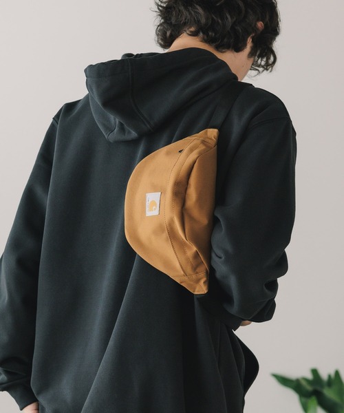 Carhartt WIP(カーハートダブリューアイピー)の「Carhartt WIP/カーハートダブリューアイピー JAKE HIP BAG ボディバッグ(ボディバッグ/ウエストポーチ・メンズ・パープル/ベージュ/ブラック・ONE SIZE)」の19枚目の写真