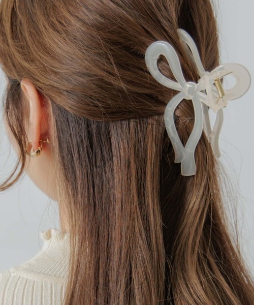 flower（フラワー）の「ジェリーリボンクリップ（バレッタ/ヘアクリップ）」 WEAR