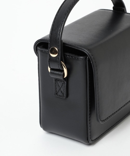 mysty woman(ミスティウーマン)の「パールチェーンミニBAG 182884(ショルダーバッグ・レディース・ブラック/アイボリー/パープル・FREE)」の17枚目の写真