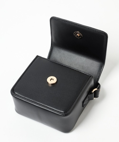 mysty woman(ミスティウーマン)の「パールチェーンミニBAG 182884(ショルダーバッグ・レディース・ブラック/アイボリー/パープル・FREE)」の20枚目の写真