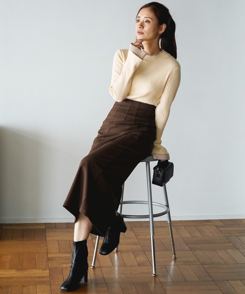 mysty woman(ミスティウーマン)の「パールチェーンミニBAG 182884(ショルダーバッグ・レディース・ブラック/アイボリー/パープル・FREE)」の4枚目の写真