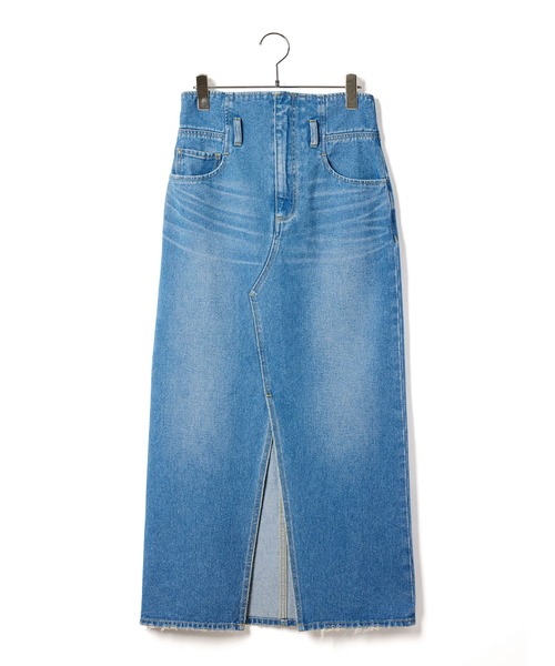 ADAM ET ROPE'(アダムエロペ)の「【サステナブル】コルセットディテールデニムスカート(デニムスカート・レディース・ターコイズブルー/サックスブルー・36/38)」の7枚目の写真