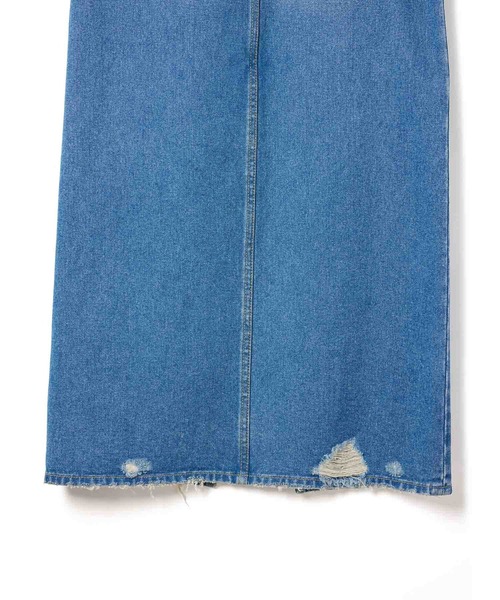 ADAM ET ROPE'(アダムエロペ)の「【サステナブル】コルセットディテールデニムスカート(デニムスカート・レディース・ターコイズブルー/サックスブルー・36/38)」の12枚目の写真