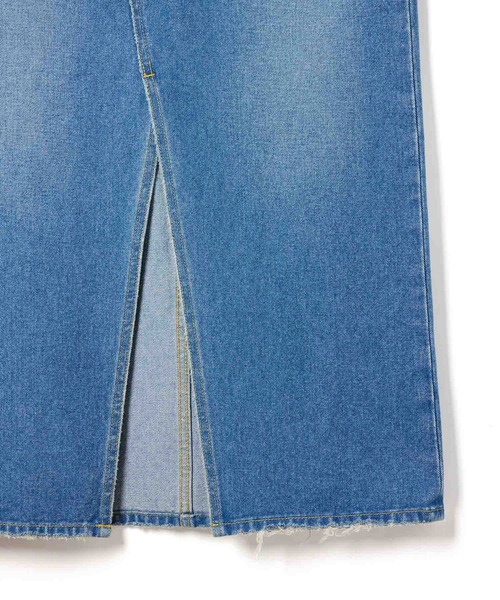 ADAM ET ROPE'(アダムエロペ)の「【サステナブル】コルセットディテールデニムスカート(デニムスカート・レディース・ターコイズブルー/サックスブルー・36/38)」の14枚目の写真