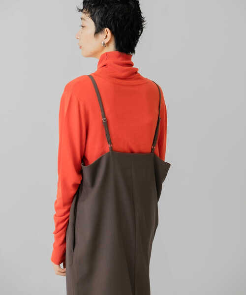 KBF(ケイビーエフ)の「Iラインキャミワンピース(ワンピース・レディース・モカ/グリーン系その他/ブラック・ONE)」の21枚目の写真