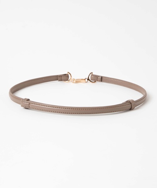 WEGO（ウィゴー）の「MUMU&GO/ビットベルト（ベルト・レディース・ブラック/ダークベージュ・FREE）」の3枚目の写真