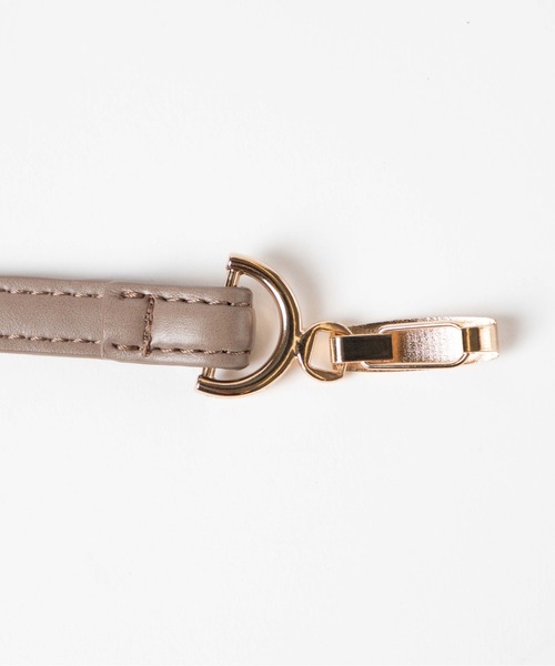 WEGO（ウィゴー）の「MUMU&GO/ビットベルト（ベルト・レディース・ブラック/ダークベージュ・FREE）」の6枚目の写真