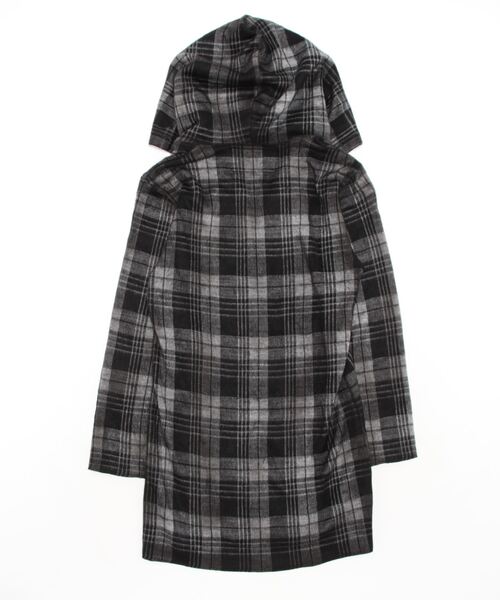 ROEN（ロエン）の「ROEN/ロエン/CHECK LONG HOODIE/パーカー（パーカー・メンズ・ブラック・44）」の2枚目の写真