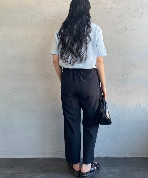 FRED PERRY（フレッドペリー）の「[FRED PERRY/フレッドペリー] ワンポイントロゴ刺繍 リンガーTシャツ（Tシャツ/カットソー・レディース・グリーン/ホワイト/ブラック/サックスブルー/オリーブ/ネイビー/ミント/ライトカーキ/ピンク/ダークグレー/ライトベージュ/ロイヤルブルー・XL/L/M/XS/S）」の20枚目の写真