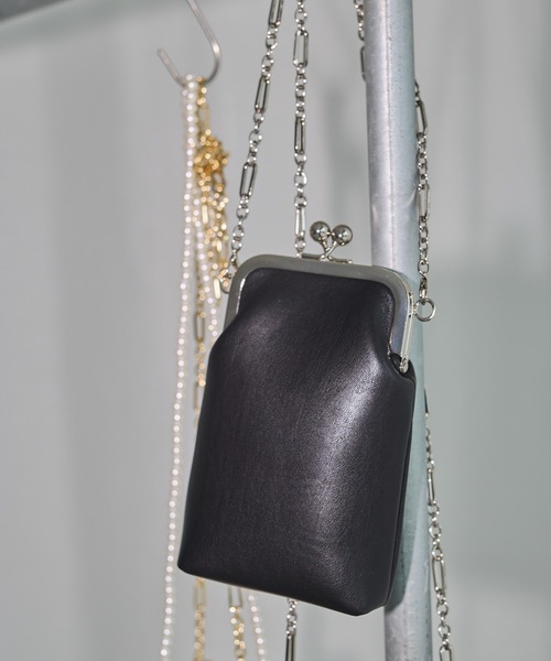 AMERICAN HOLIC（アメリカンホリック）の「口金チェーンショルダーバッグ（ショルダーバッグ・レディース・ブラック・FREE）」の2枚目の写真