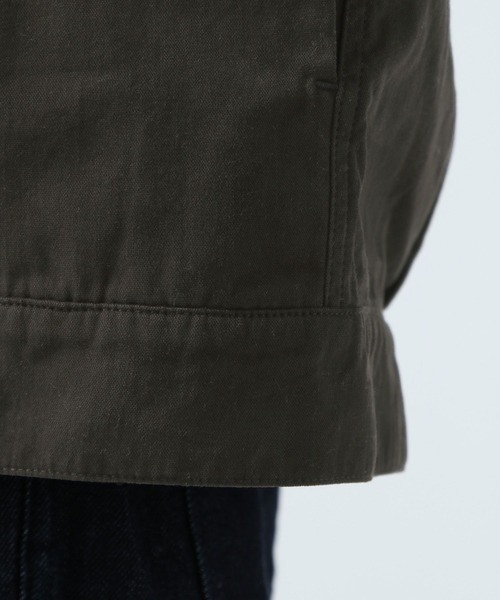 BAYFLOW(ベイフロー)の「CPOシャツジャケット(ミリタリージャケット・メンズ・チャコール/ベージュ・MEDIUM/LARGE)」の14枚目の写真