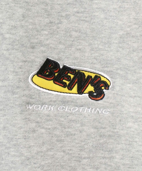 BEN DAVIS(ベンデイビス)の「BEN DAVIS/ベンデイビス ビッグシルエット ヘビーウェイト 裏起毛 チャンピオンシップロゴ ワッペン刺繍 スウェット トレーナー(スウェット・メンズ・グレー/イエロー/ブラック/グリーン・M/L/XL)」の11枚目の写真