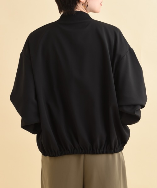 actuel(アクチュエル)の「マットウェザーブルゾン(ブルゾン・レディース・ブラック/ライトグレー/カーキ・FREE)」の16枚目の写真