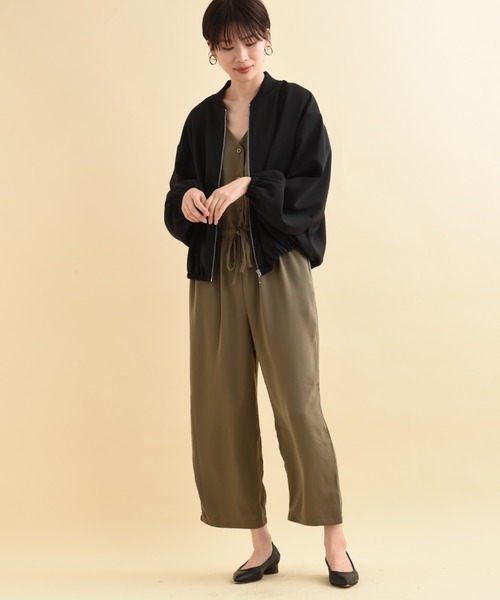 actuel(アクチュエル)の「マットウェザーブルゾン(ブルゾン・レディース・ブラック/ライトグレー/カーキ・FREE)」の19枚目の写真